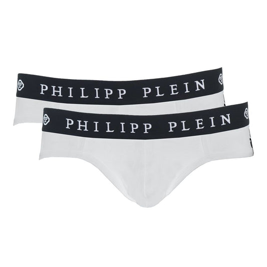 Boxer Philipp Plein en coton blanc pour homme