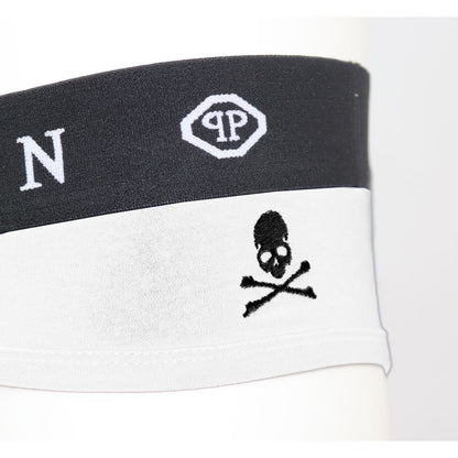 Boxer Philipp Plein en coton blanc pour homme