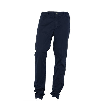 Made in Italy Sophisticated Summer Cotton-Blend Trousers by Made in Italy