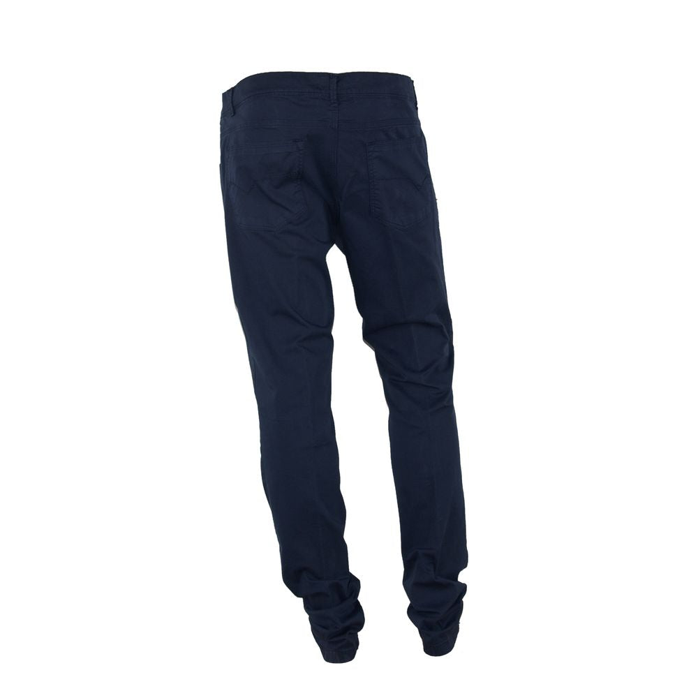 Made in Italy Sophisticated Summer Cotton-Blend Trousers by Made in Italy