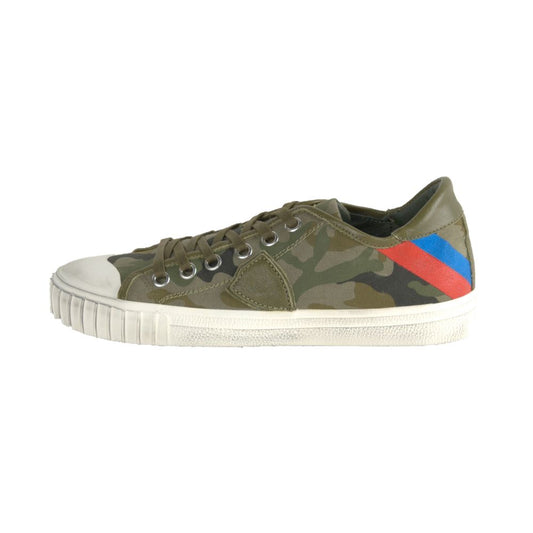 Baskets Philippe Model en cuir vert pour homme