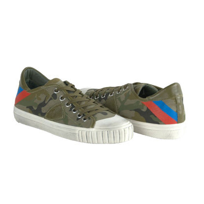 Baskets Philippe Model en cuir vert pour homme