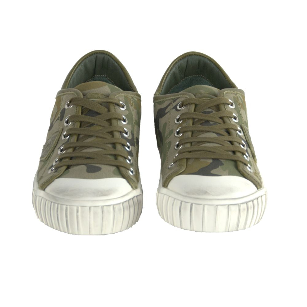 Baskets Philippe Model en cuir vert pour homme