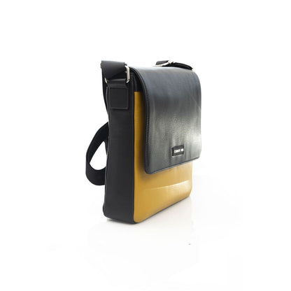 Sac bandoulière Cerruti 1881 en cuir jaune pour femme