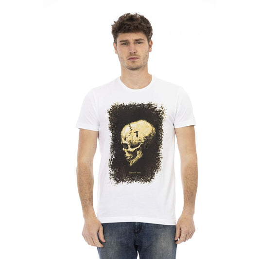 T-shirt Trussardi Action en coton blanc pour homme