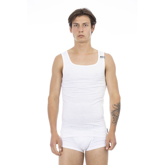 Débardeur Bikkembergs en coton blanc pour homme