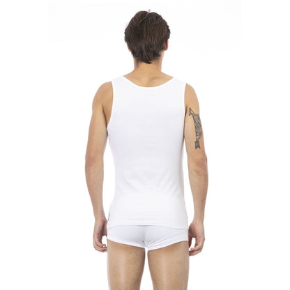 Débardeur Bikkembergs en coton blanc pour homme