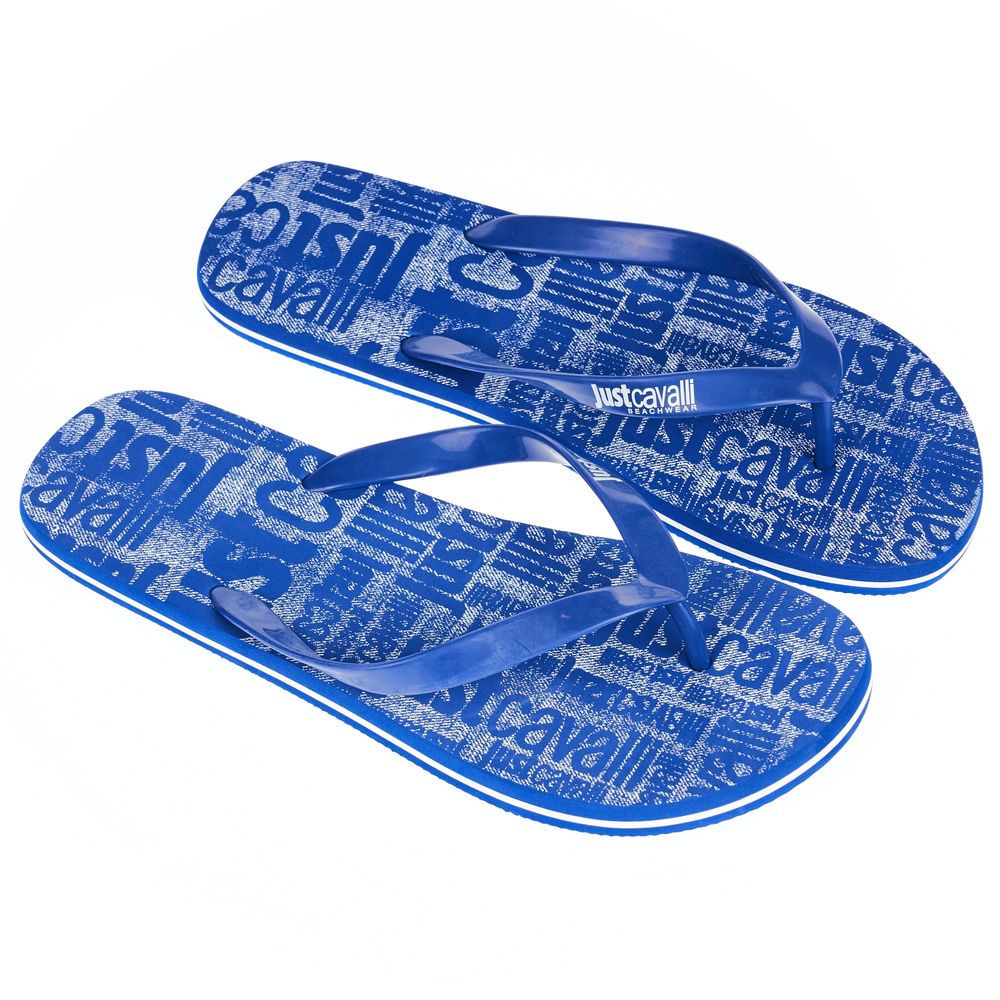 Sandale Just Cavalli bleu clair EVA pour homme