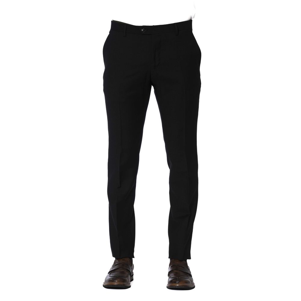 Trussardi Black Wool Men's Trouser by Trussardi