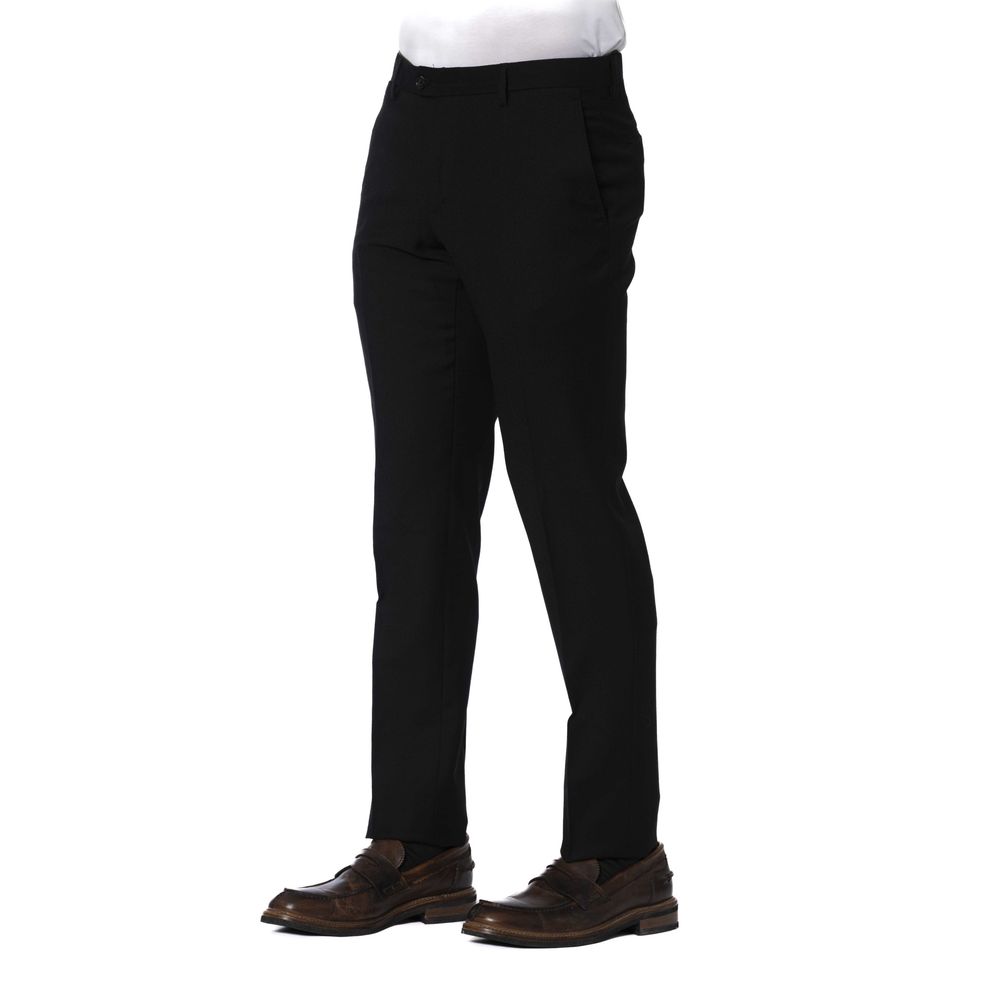 Trussardi Black Wool Men's Trouser by Trussardi