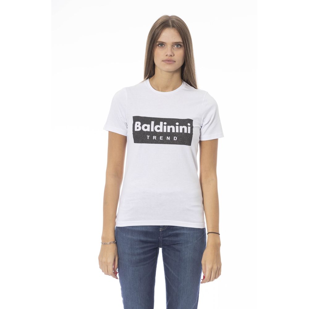 Baldinini Trend White Cotton Women Top by Baldinini Trend