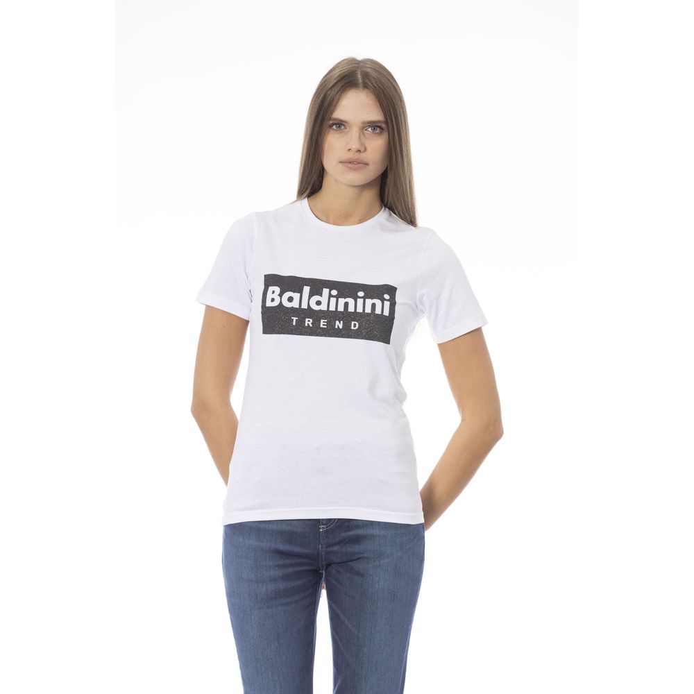 Baldinini Trend White Cotton Women Top by Baldinini Trend
