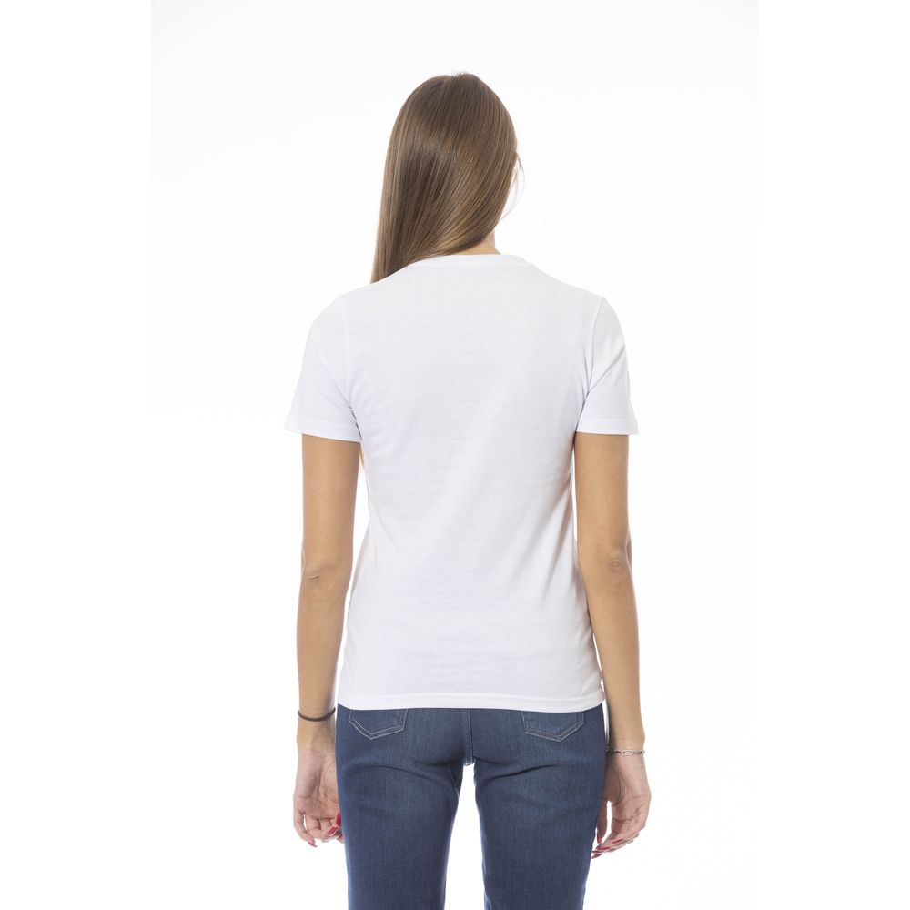Baldinini Trend White Cotton Women Top by Baldinini Trend