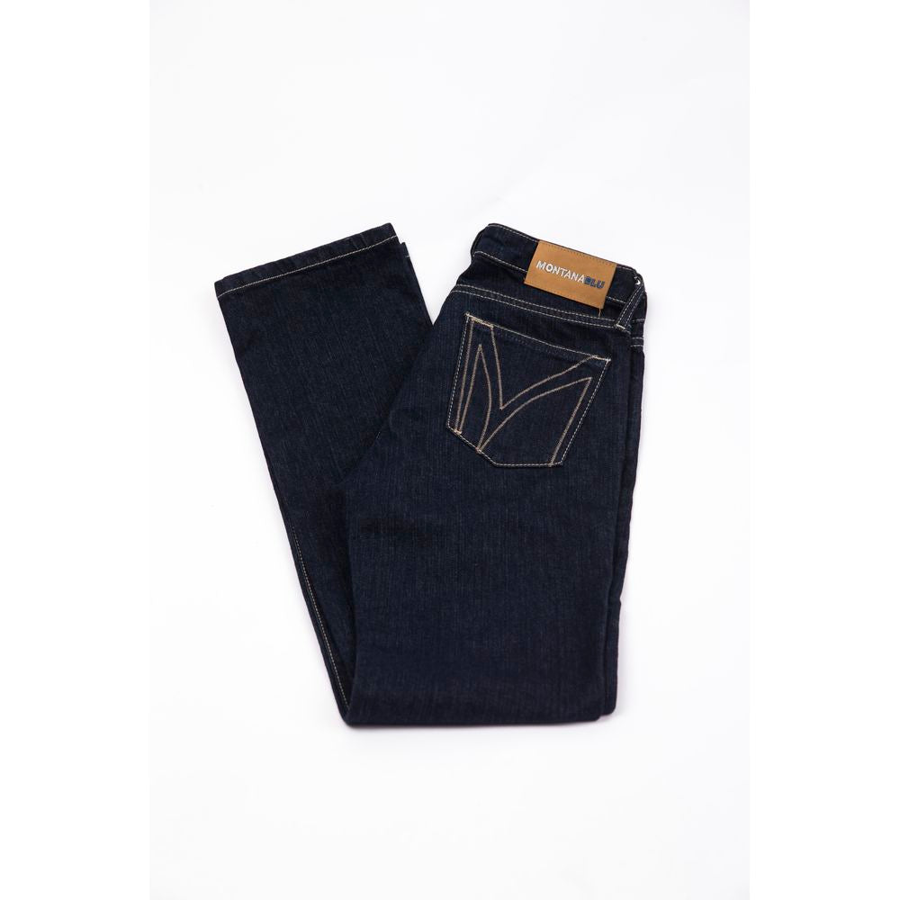 Montana Blu Blue Cotton Women Jeans by Montana Blu