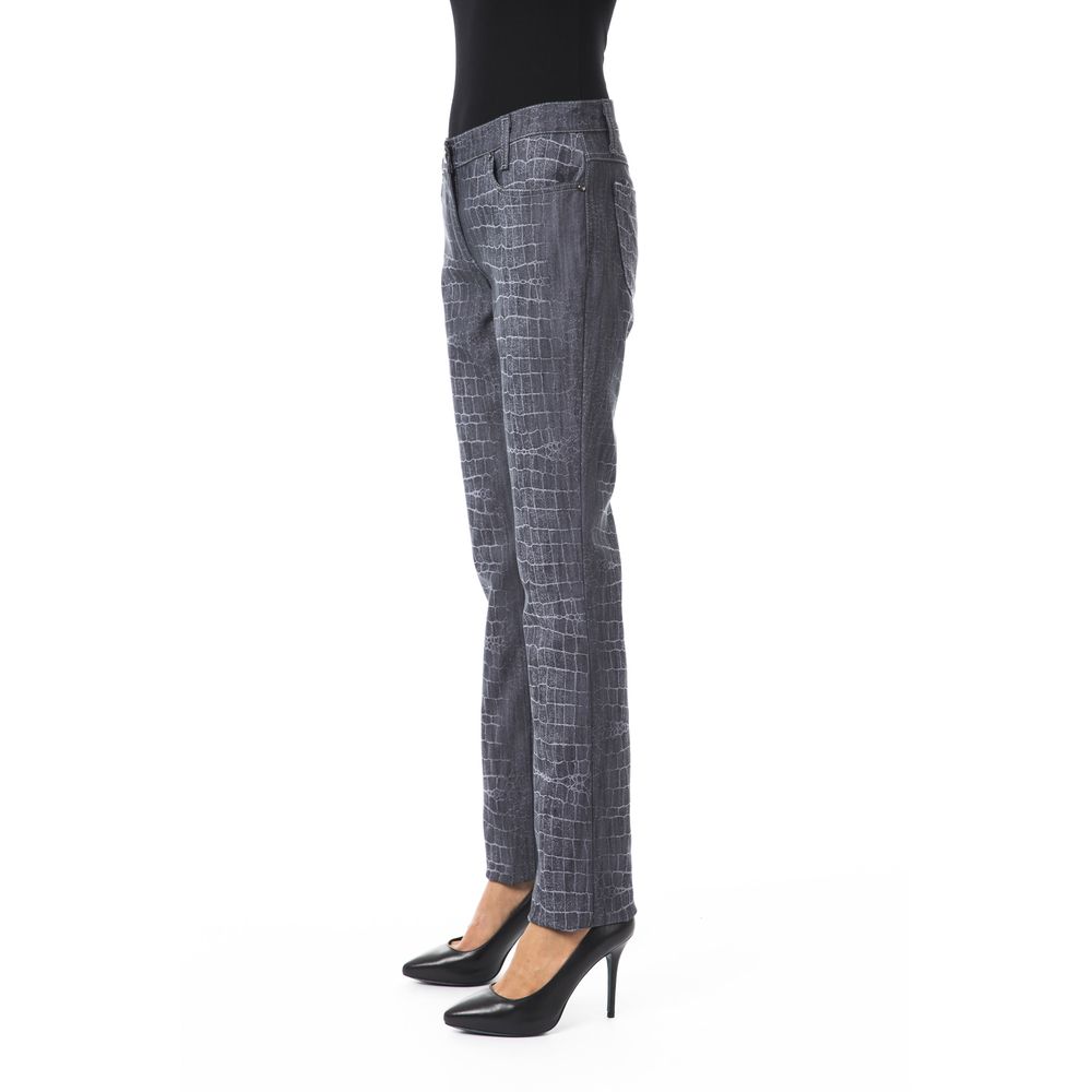 BYBLOS Black Viscose Women Pants by BYBLOS