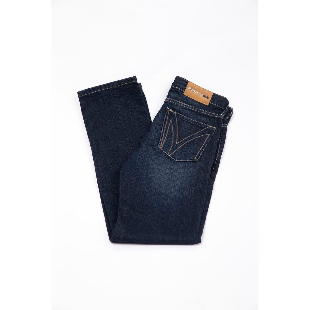 Montana Blu Blue Cotton Women Jeans by Montana Blu