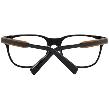Montures de lunettes noires Ermenegildo Zegna pour homme