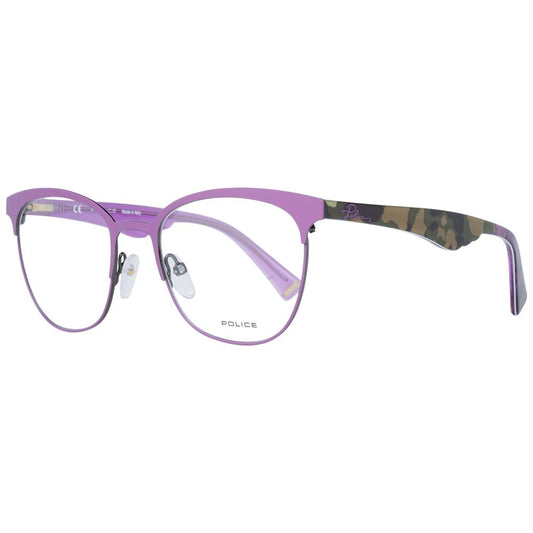 Montures optiques violettes pour femmes de la police