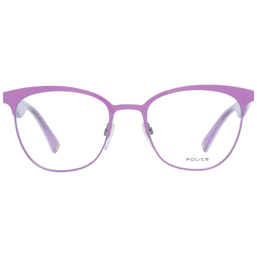 Montures optiques violettes pour femmes de la police