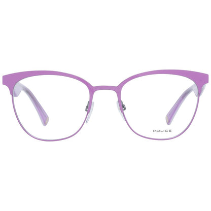 Montures optiques violettes pour femmes de la police