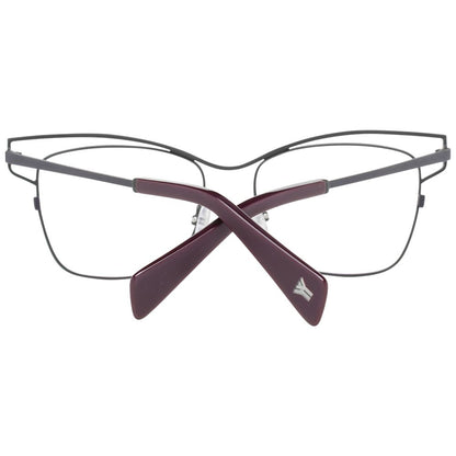 Montures de lunettes de vue grises pour femmes Yohji Yamamoto
