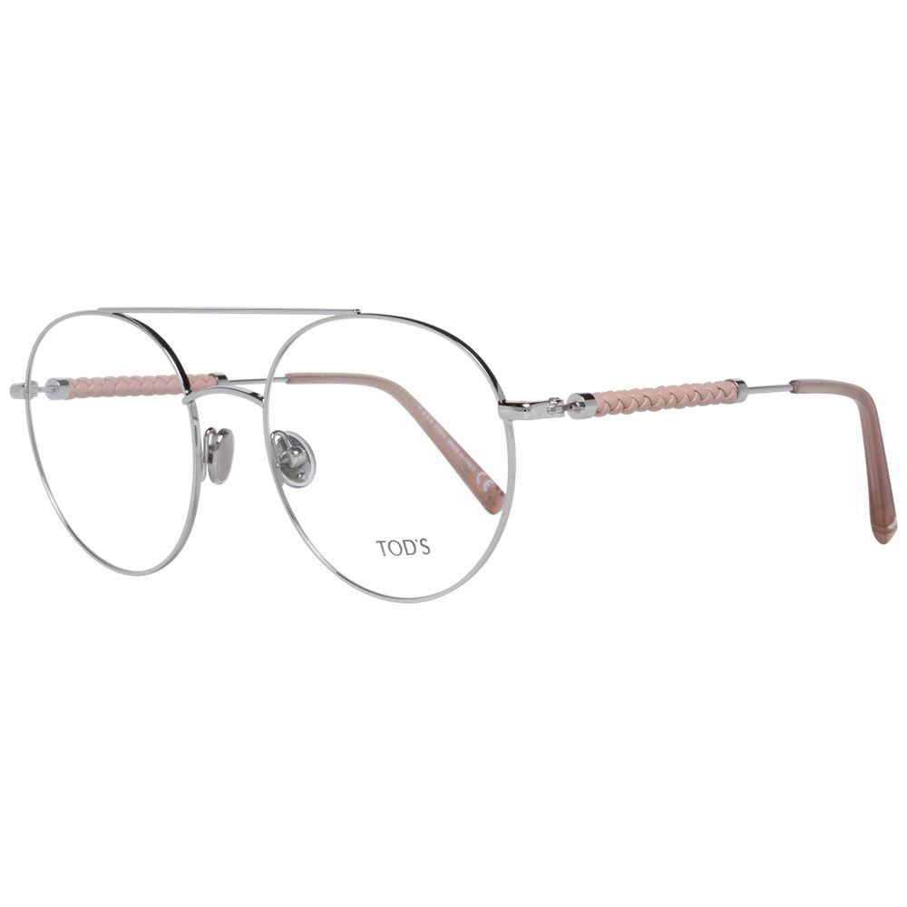 Montures optiques argentées pour femmes Tod's