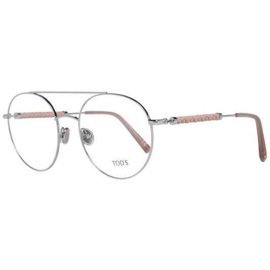 Montures optiques argentées pour femmes Tod's