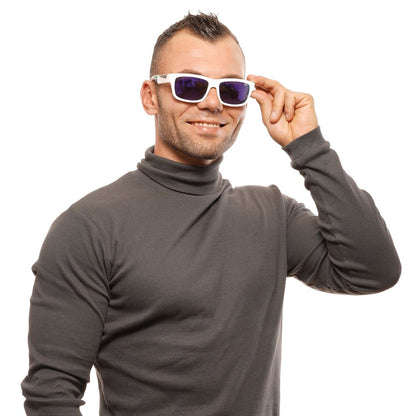Lunettes de soleil unisexes blanches Bollé