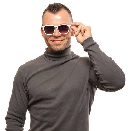 Lunettes de soleil unisexes blanches Spy