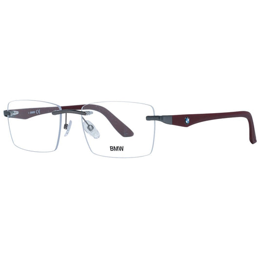 Montures optiques BMW grises pour hommes