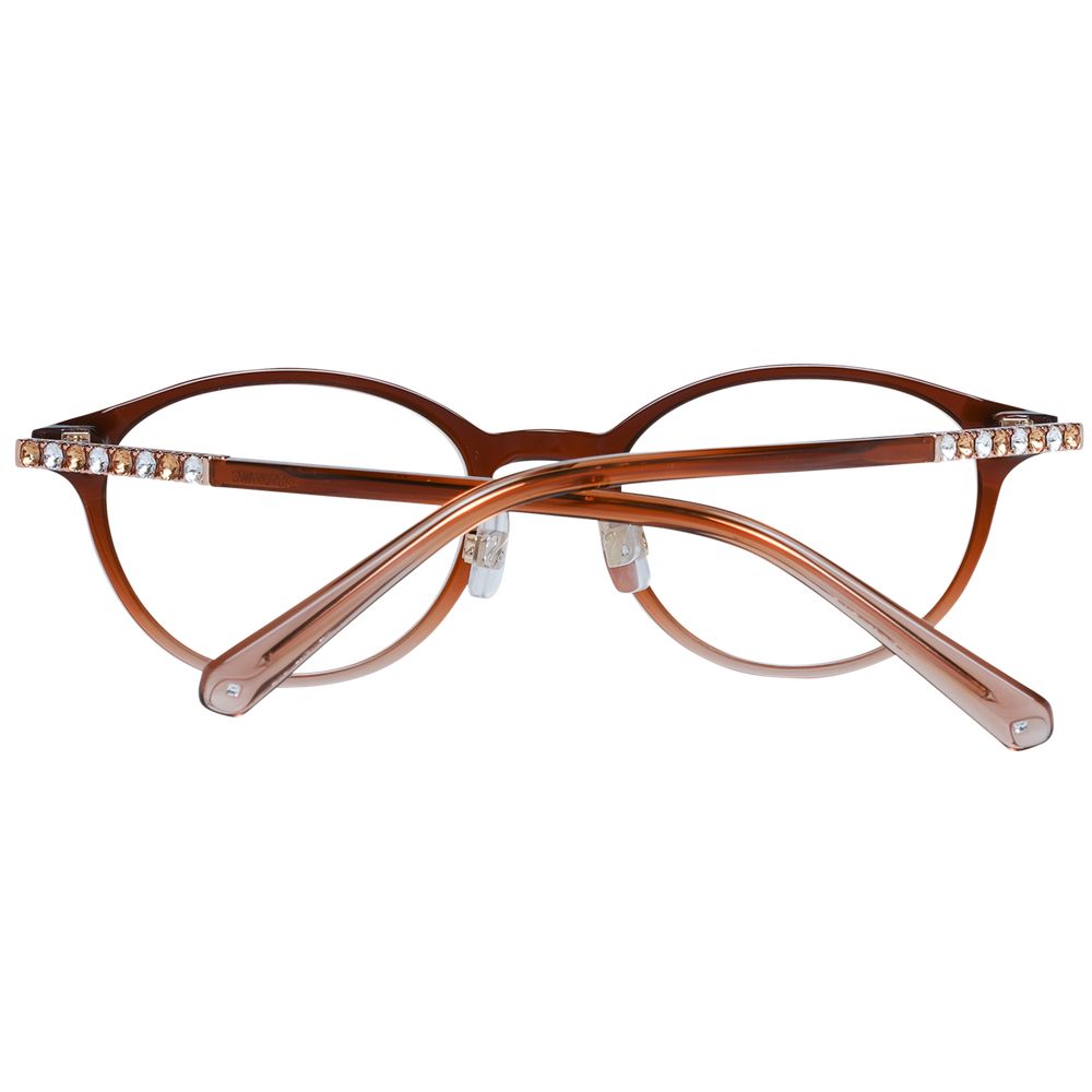 Montures optiques marron Swarovski pour femmes