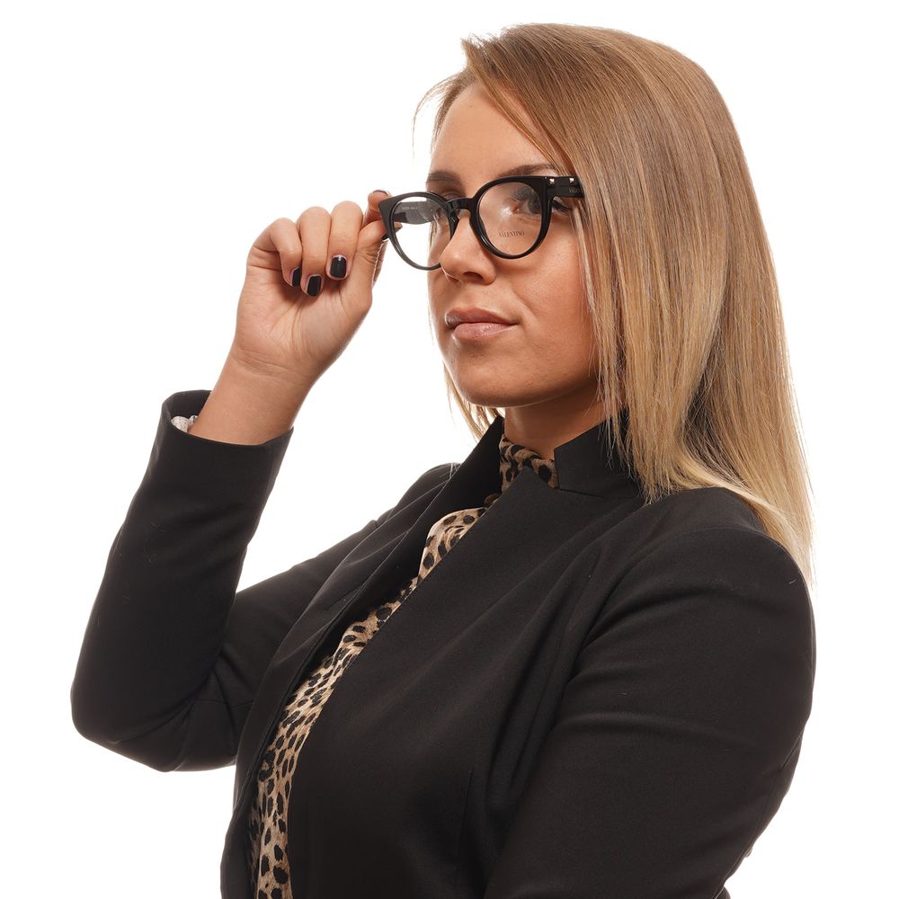 Montures optiques noires pour femmes Valentino