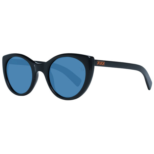 Lunettes de soleil unisexes noires Ermenegildo Zegna