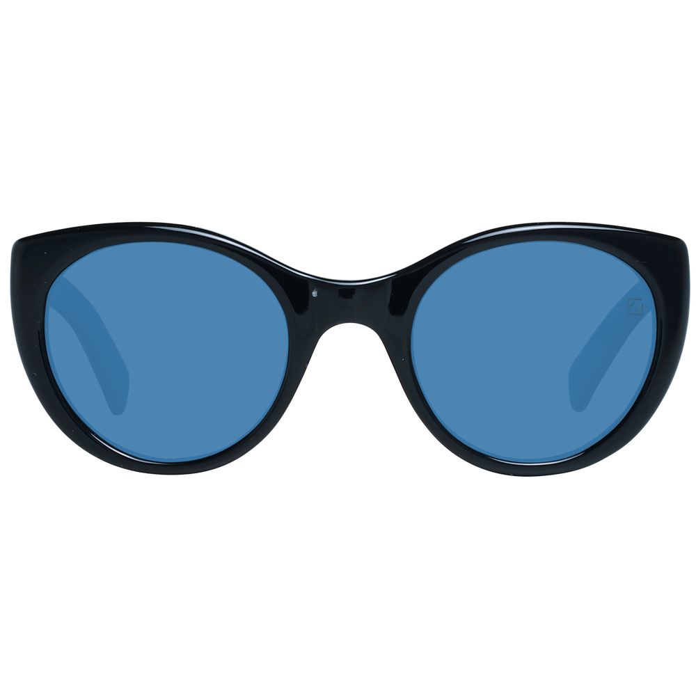 Lunettes de soleil unisexes noires Ermenegildo Zegna