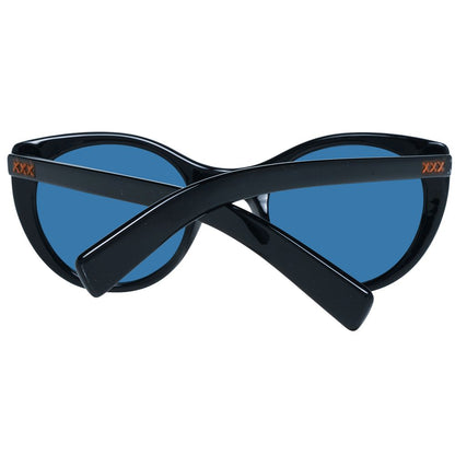 Lunettes de soleil unisexes noires Ermenegildo Zegna