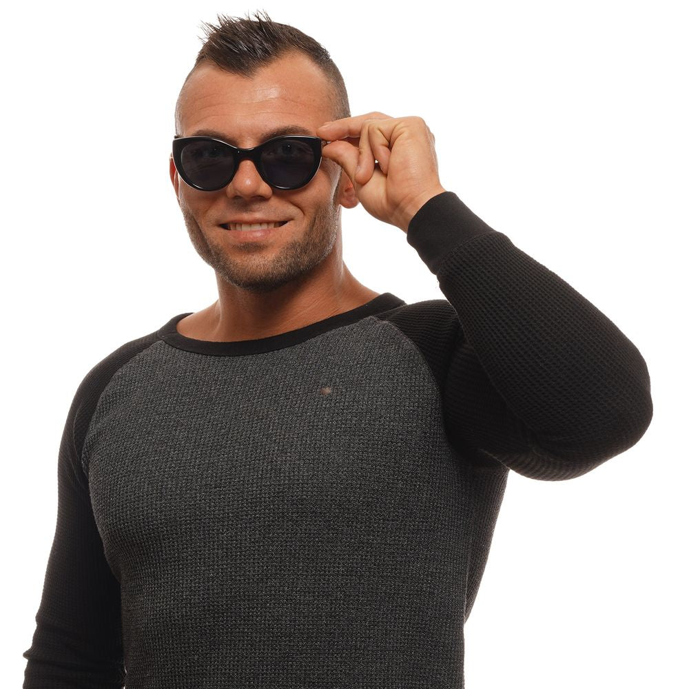 Lunettes de soleil unisexes noires Ermenegildo Zegna