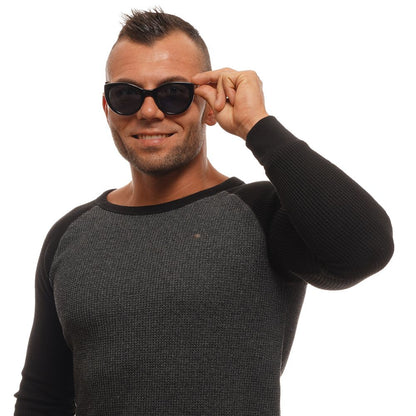 Lunettes de soleil unisexes noires Ermenegildo Zegna
