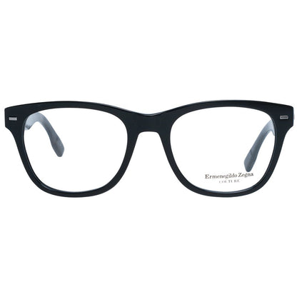 Montures de lunettes noires Ermenegildo Zegna pour homme