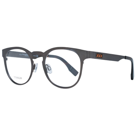 Montures de lunettes Ermenegildo Zegna grises pour homme