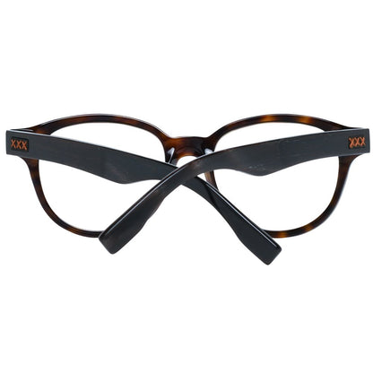 Montures de lunettes marron Ermenegildo Zegna pour homme
