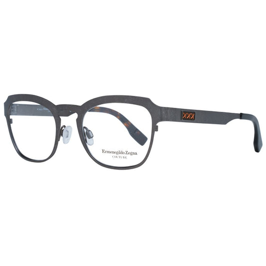 Montures de lunettes Ermenegildo Zegna grises pour homme