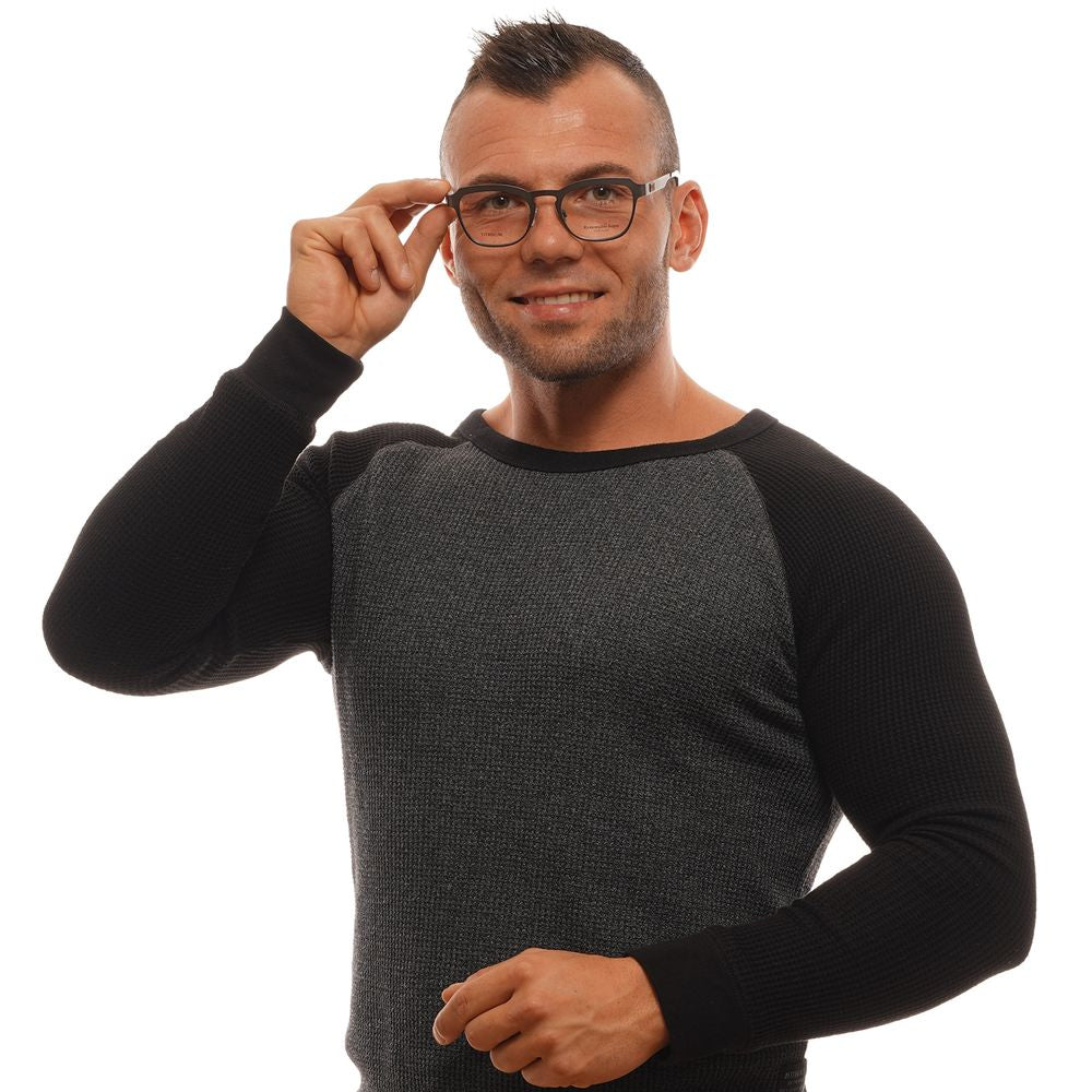 Montures de lunettes Ermenegildo Zegna grises pour homme