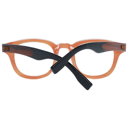 Montures de lunettes marron Ermenegildo Zegna pour homme