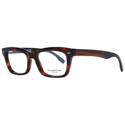 Montures de lunettes marron Ermenegildo Zegna pour homme
