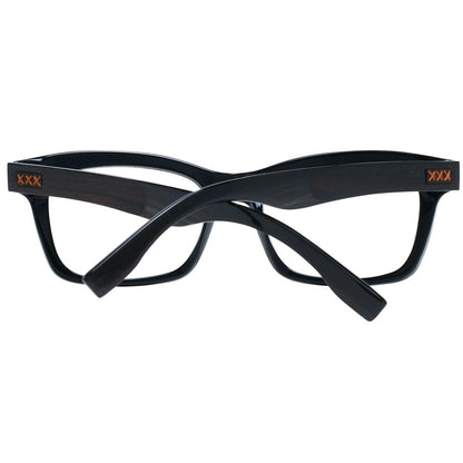 Montures de lunettes noires Ermenegildo Zegna pour homme