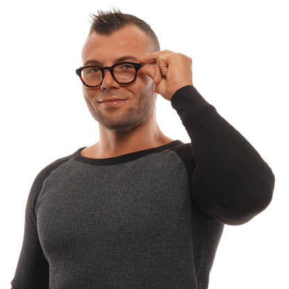 Montures de lunettes marron Ermenegildo Zegna pour homme