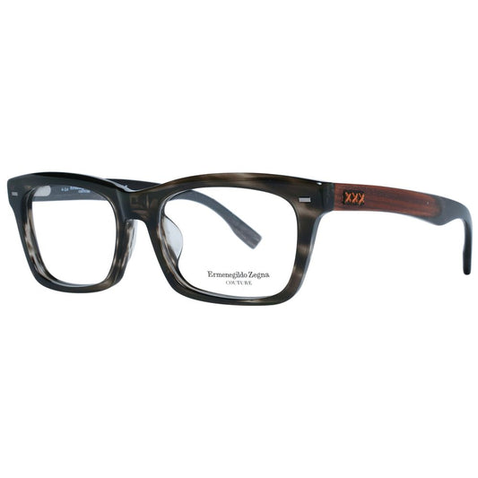 Montures de lunettes Ermenegildo Zegna grises pour homme