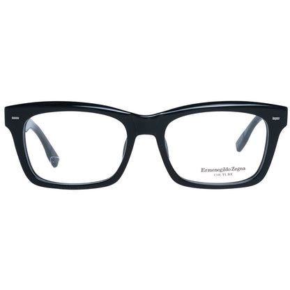 Montures de lunettes noires Ermenegildo Zegna pour homme