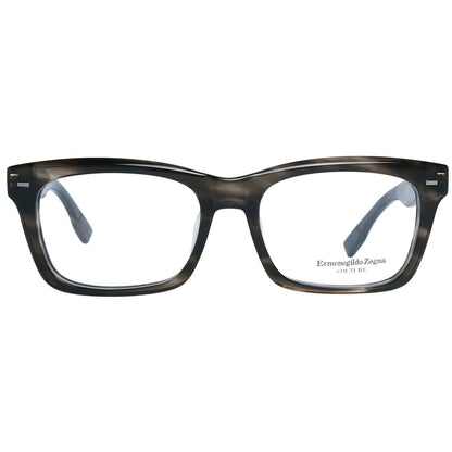 Montures de lunettes Ermenegildo Zegna grises pour homme