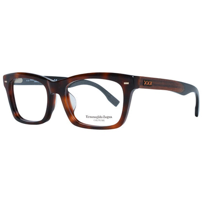 Montures de lunettes marron Ermenegildo Zegna pour homme